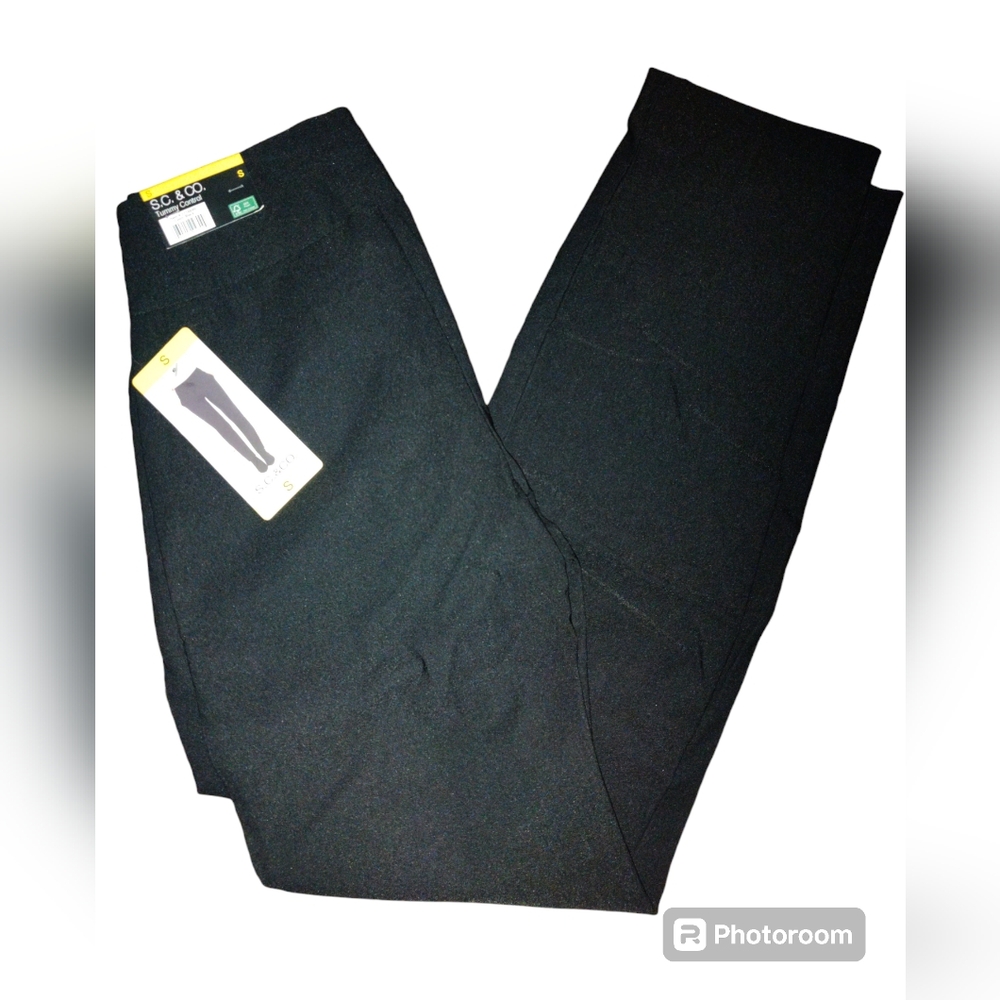 S.C& CO ladies tummy control pull-on pants Small
